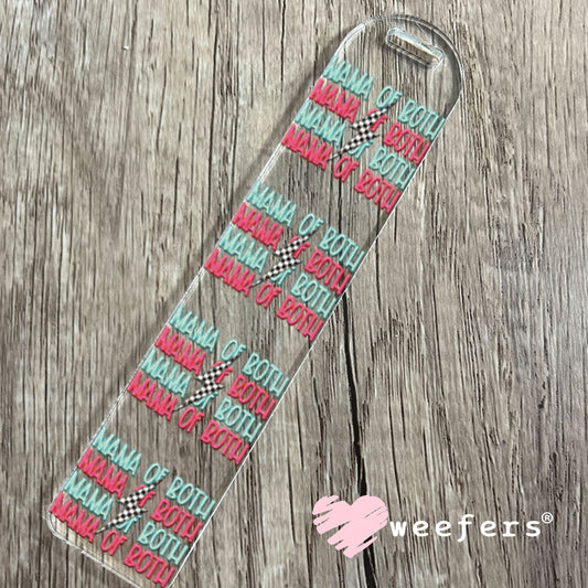 UV DTF Decal - Mama of Both Bookmark Weefers