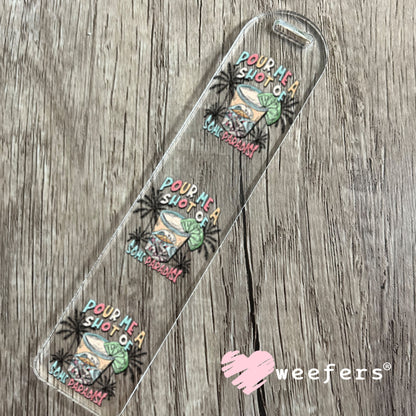 UV DTF Decal - Pour me a Shot of Paradise Bookmark Weefers