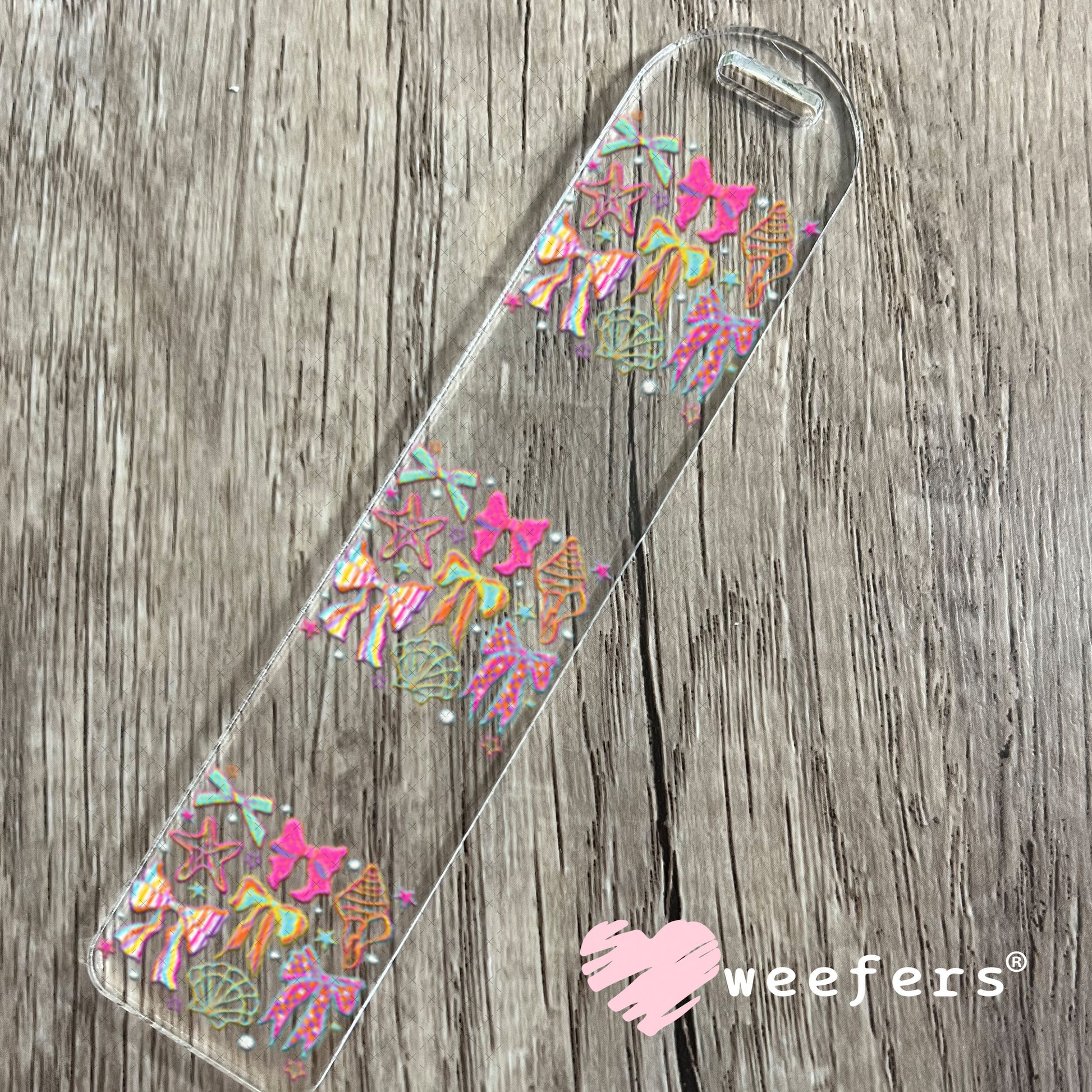 UV DTF Decal - Seashell Bows Bookmark Weefers