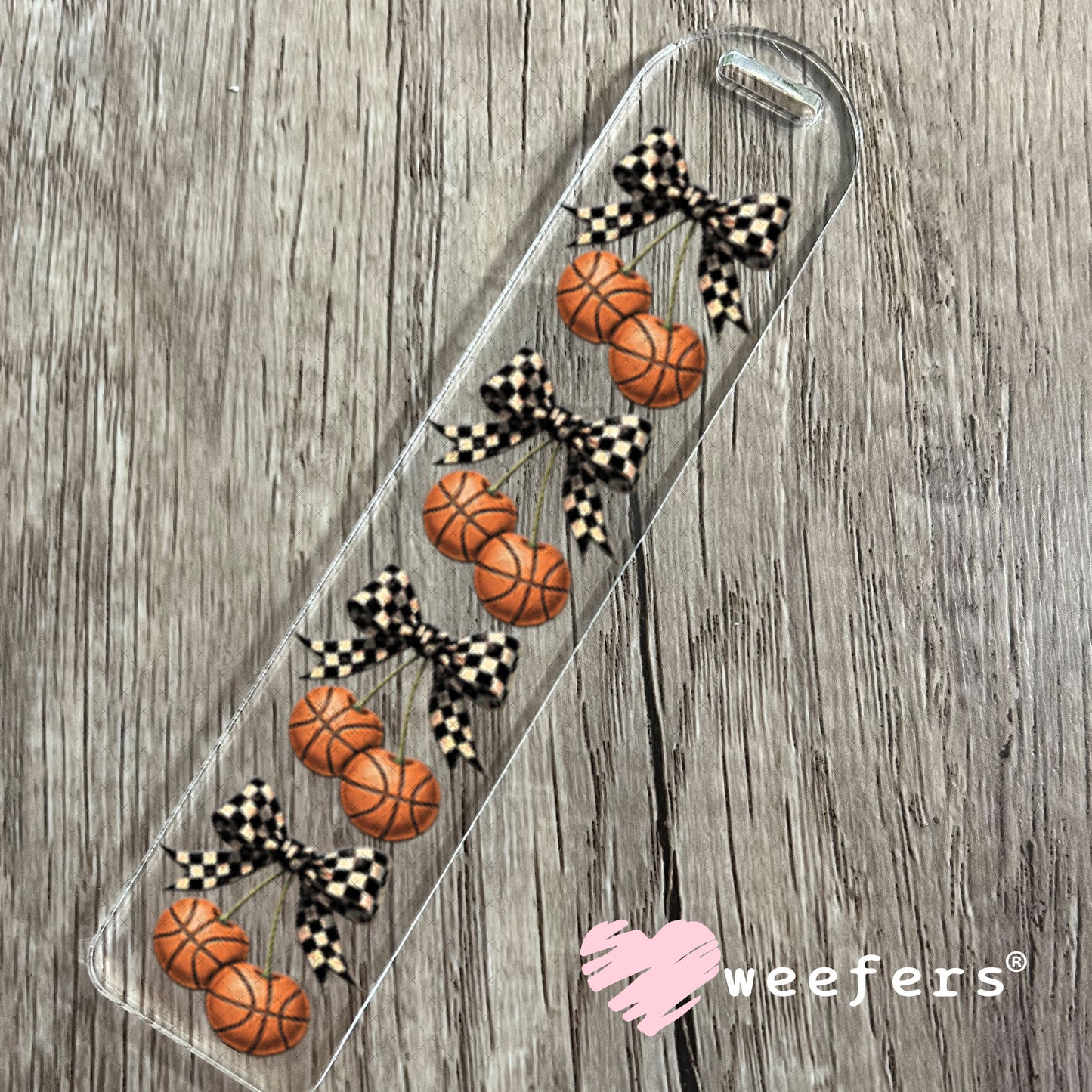 UV DTF Decal - Basketball Cherry Bookmark Weefers