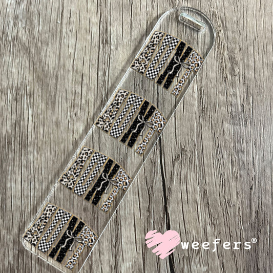 UV DTF Decal - Leopard Aunt Bookmark Weefers
