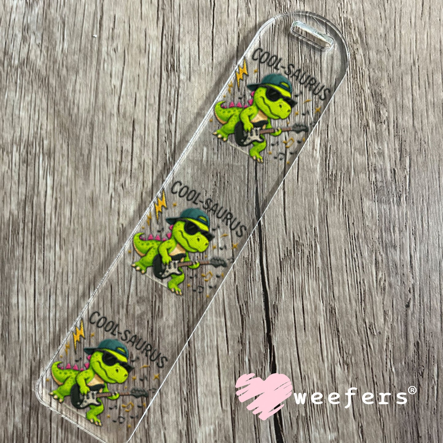 UV DTF Decal - Cool-Saurus Bookmark Weefers