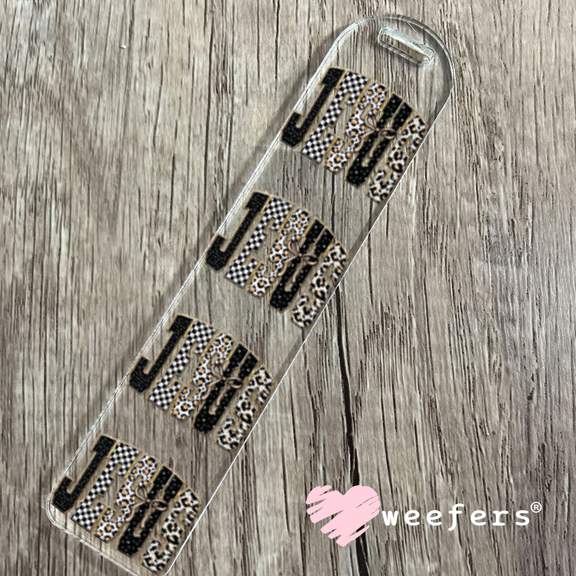 UV DTF Decal - Leopard Jesus Bookmark Weefers