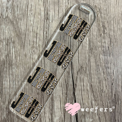 UV DTF Decal - Leopard Jesus Bookmark Weefers