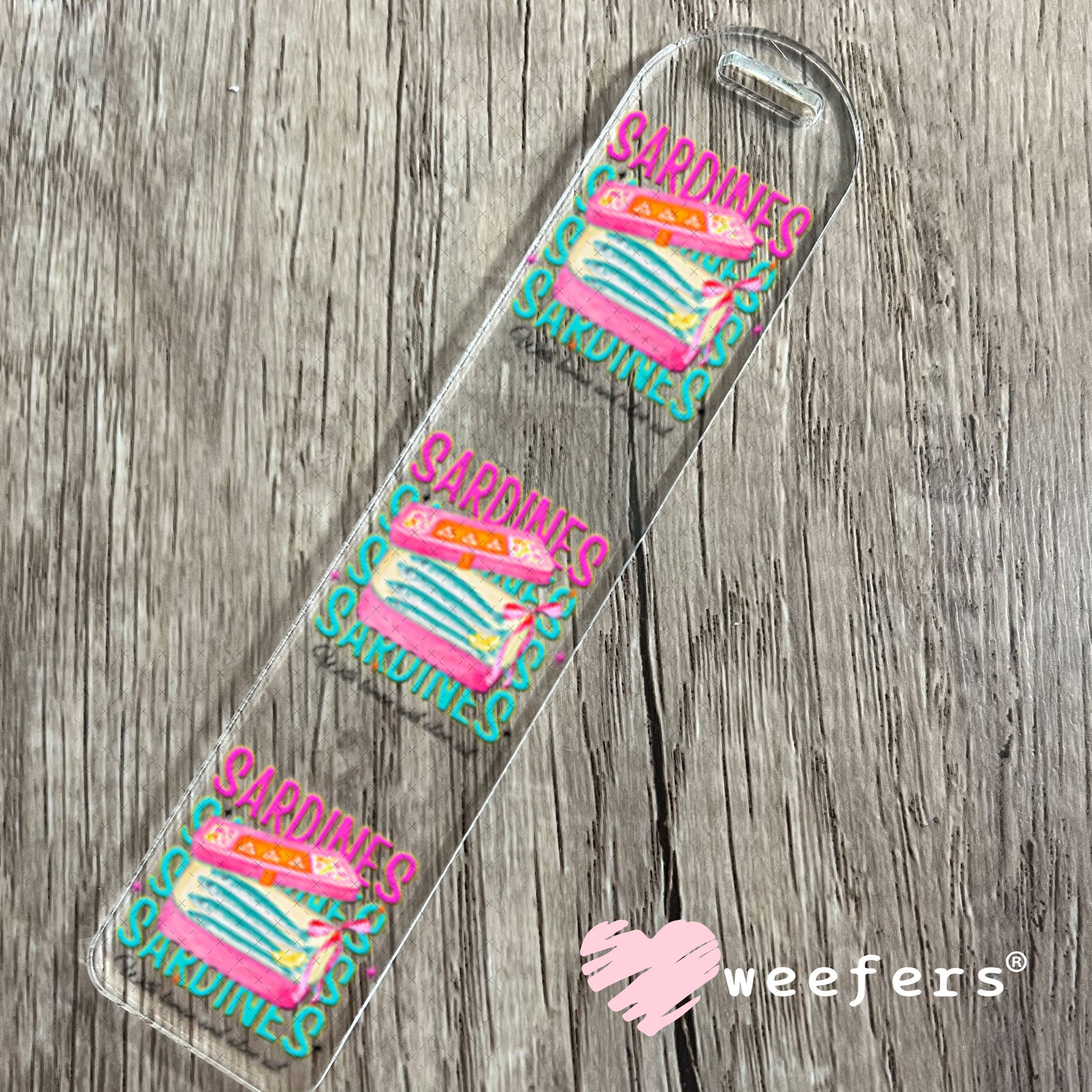 UV DTF Decal - Sardines with Lemon Bookmark Weefers
