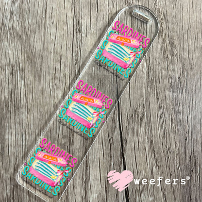 UV DTF Decal - Sardines with Lemon Bookmark Weefers