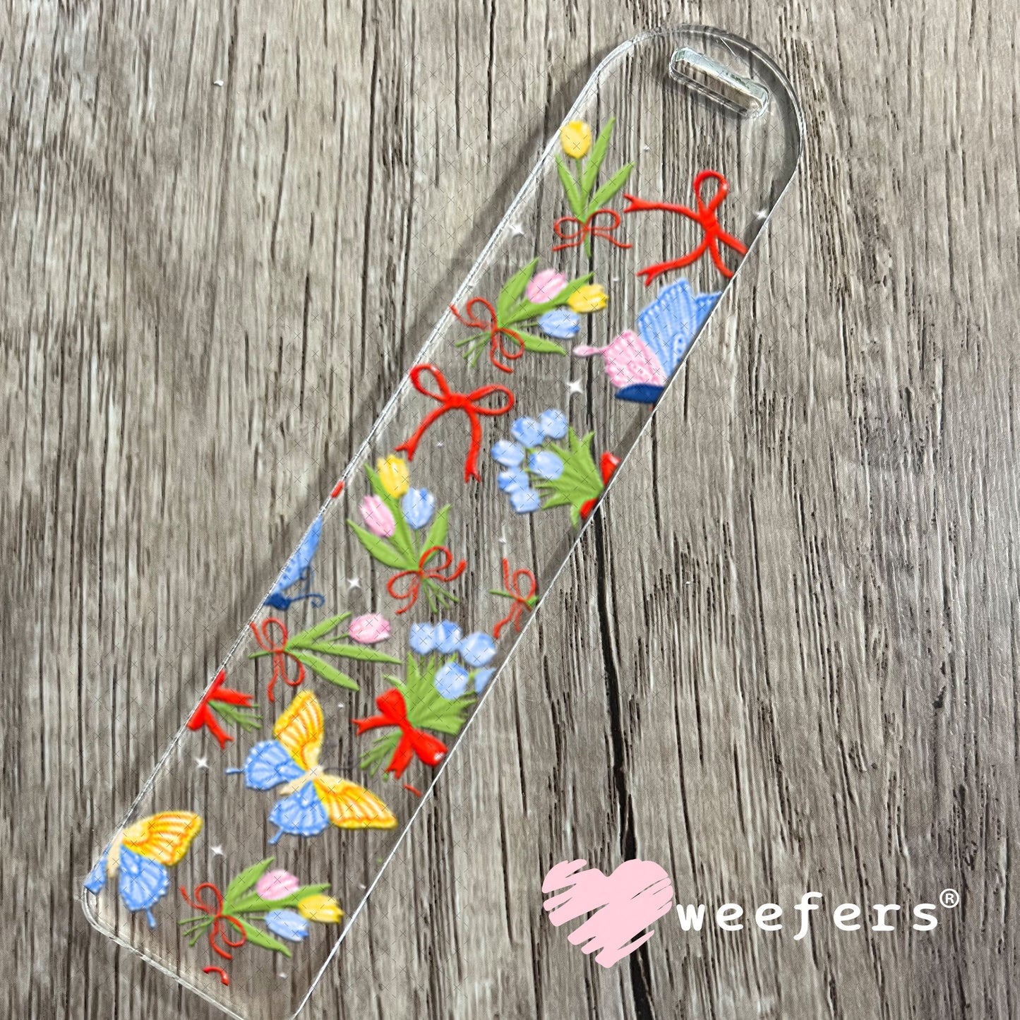 UV DTF Cup Wraps - Bows, Flowers and Butterflies Bookmark Weefers
