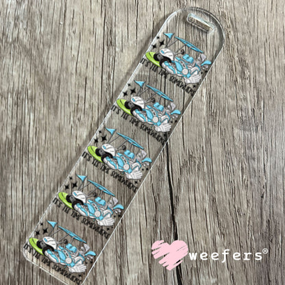 UV DTF Decal - It's Tee Time Somewhere Blue Bookmark Weefers