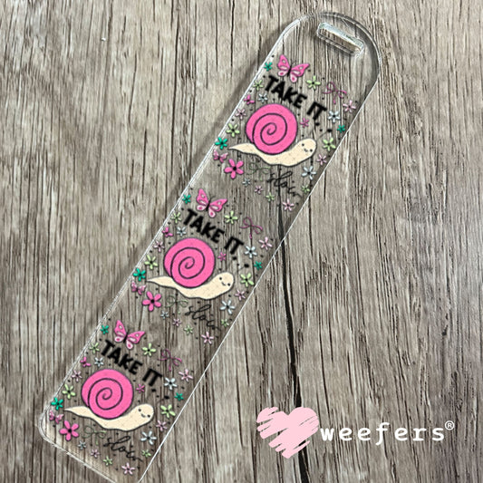 UV DTF Decal - Take It Slow Bookmark Weefers