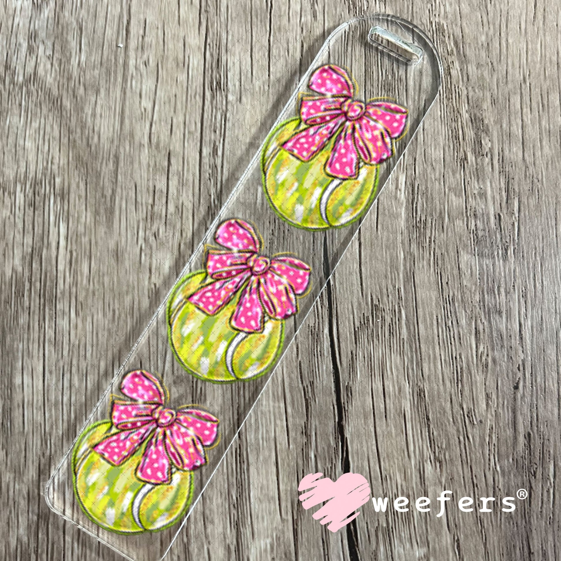 UV DTF Decal - Tennis Bow Bookmark Weefers