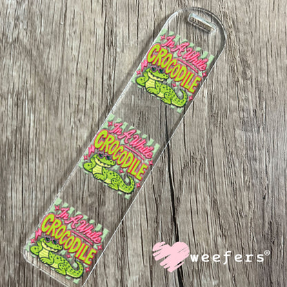 UV DTF Decal - In a While Crocodile Bookmark Weefers