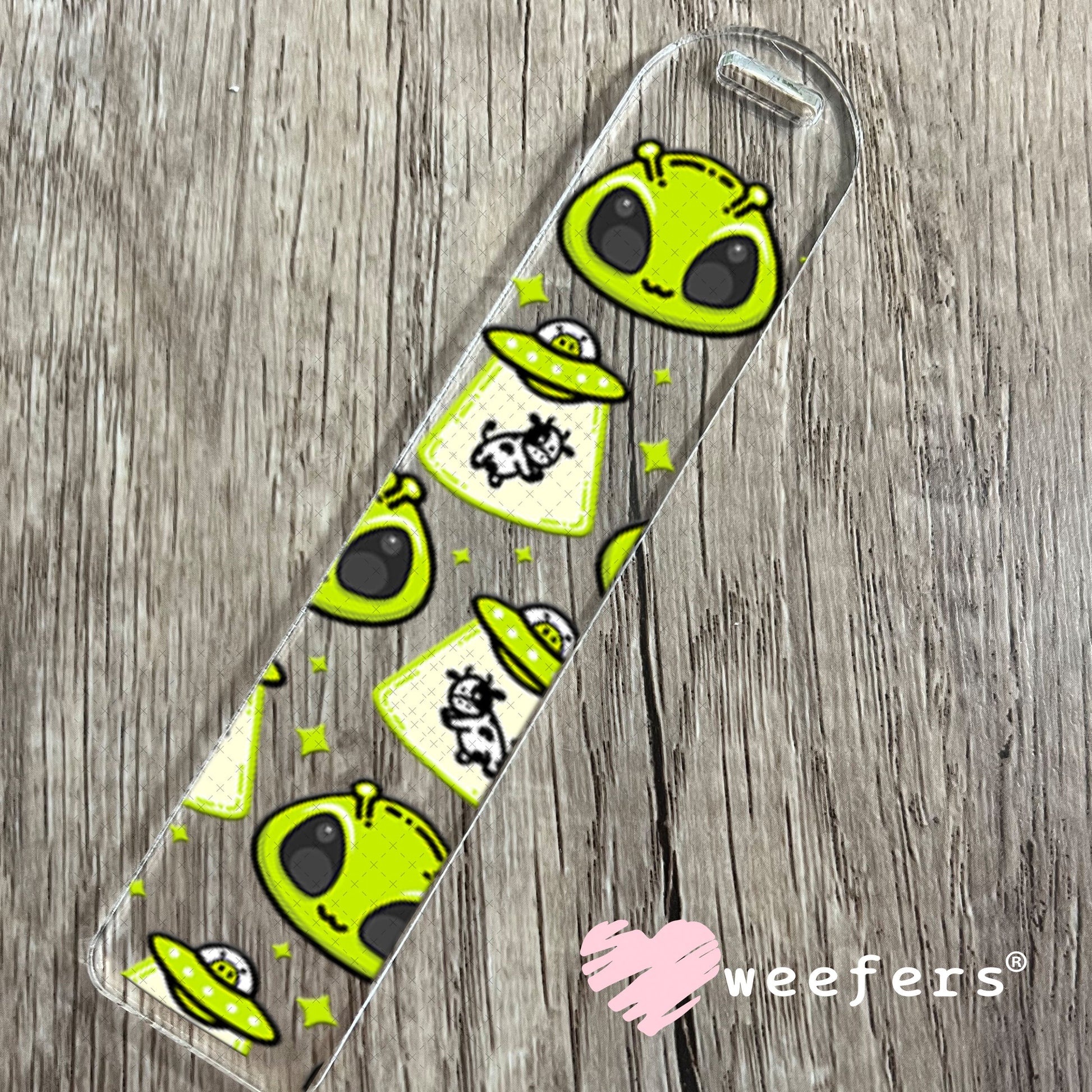 UV DTF Cup Wraps - Alien spaceships Bookmark Weefers