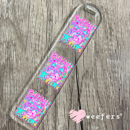 UV DTF Decal - Bulldogs Colorful Mascot Bookmark Weefers