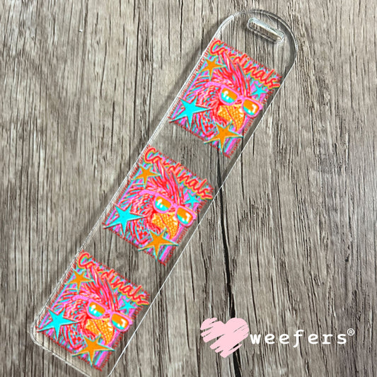 UV DTF Decal - Cardinals Colorful Mascot Bookmark Weefers