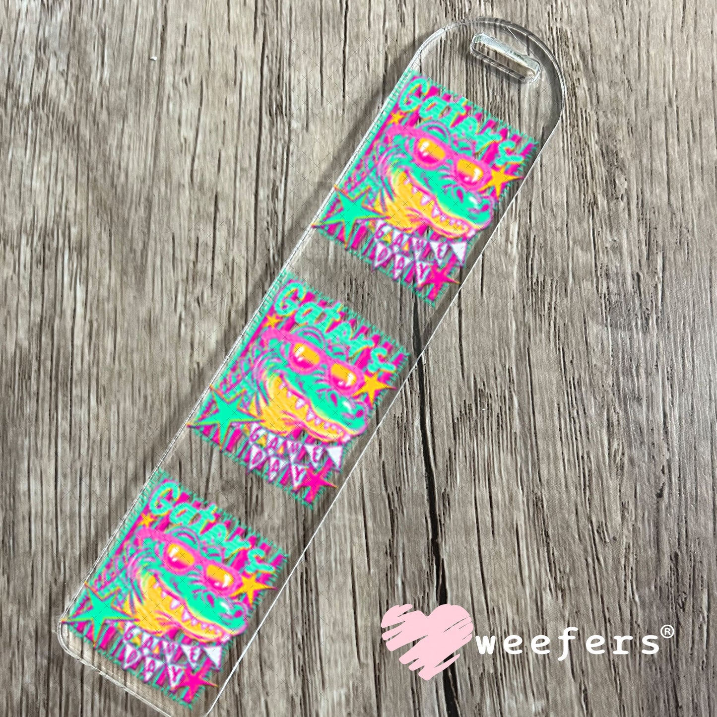 UV DTF Decal - Gators Game Day Colorful Mascot Bookmark Weefers