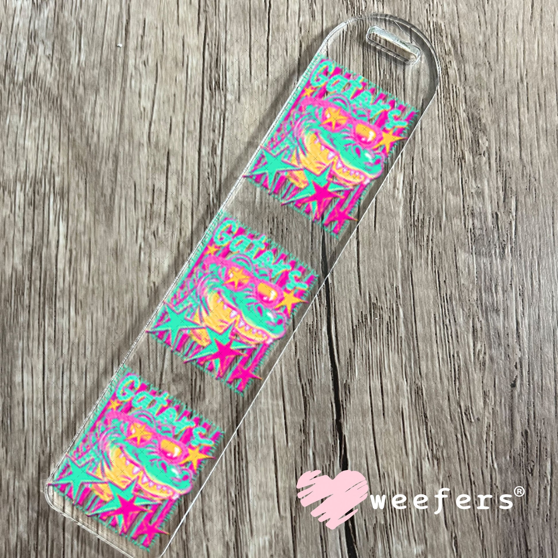 UV DTF Decal - Gators Colorful Mascot Bookmark Weefers