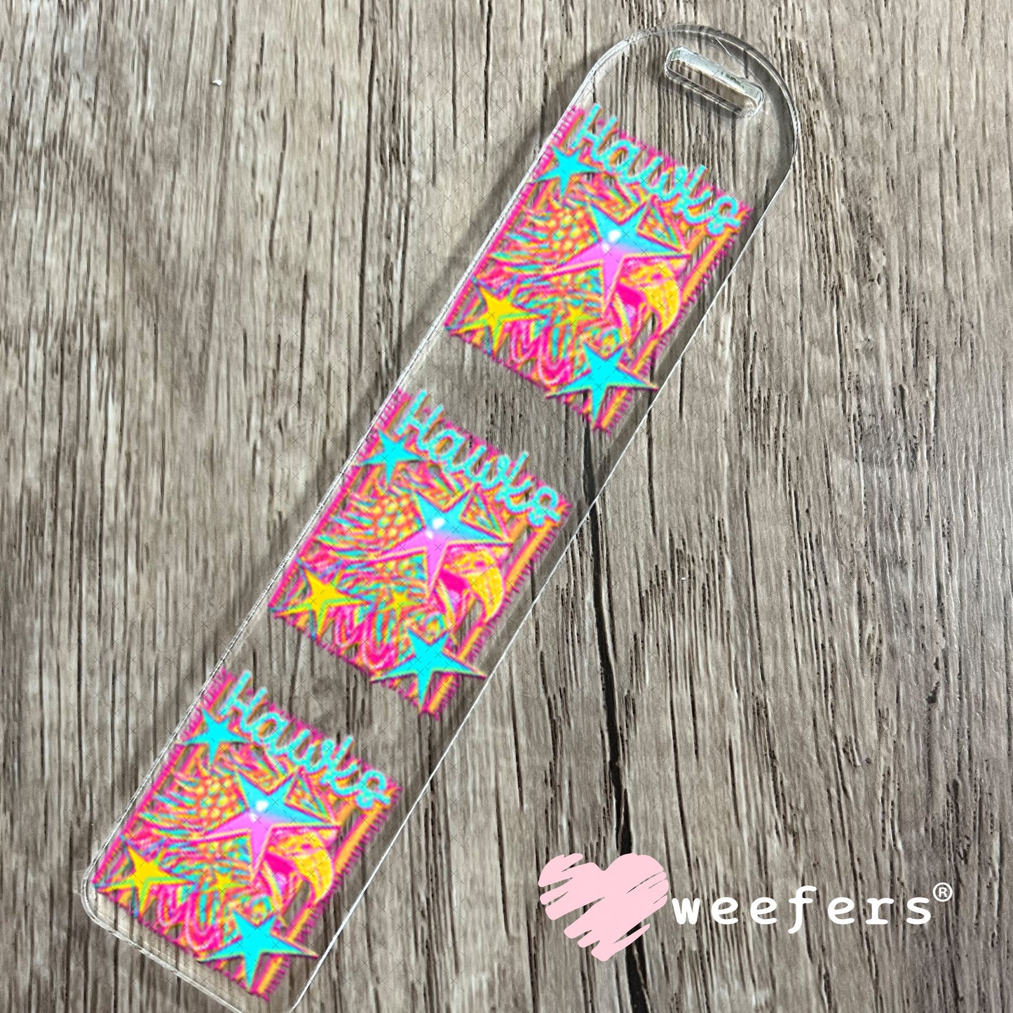 UV DTF Decal - Hawks Colorful Mascot Bookmark Weefers