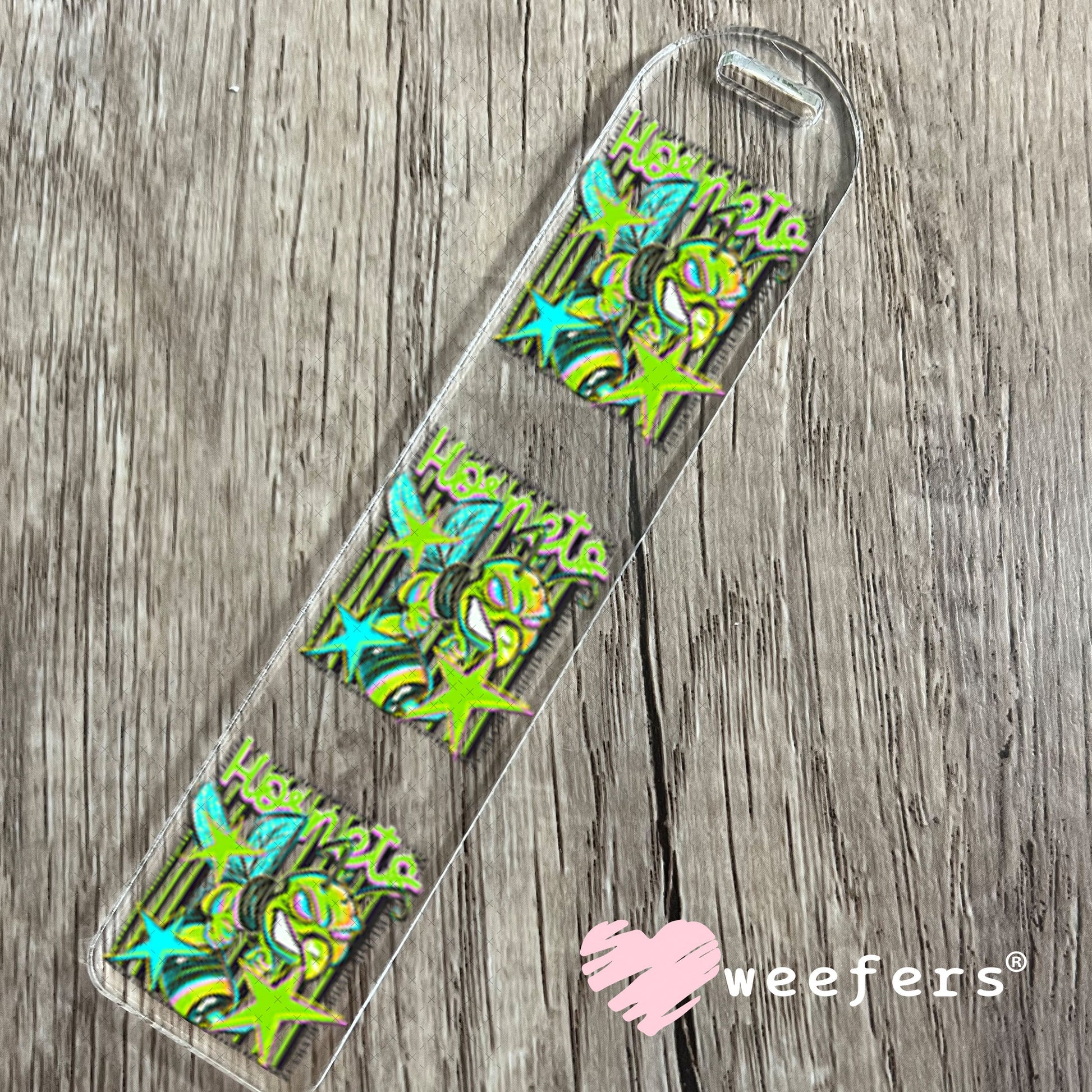 UV DTF Decal - Hornets Green Teal Bookmark Weefers