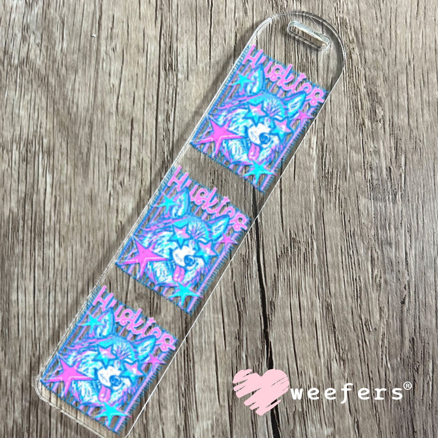 UV DTF Decal - Huskies Colorful Mascot Bookmark Weefers