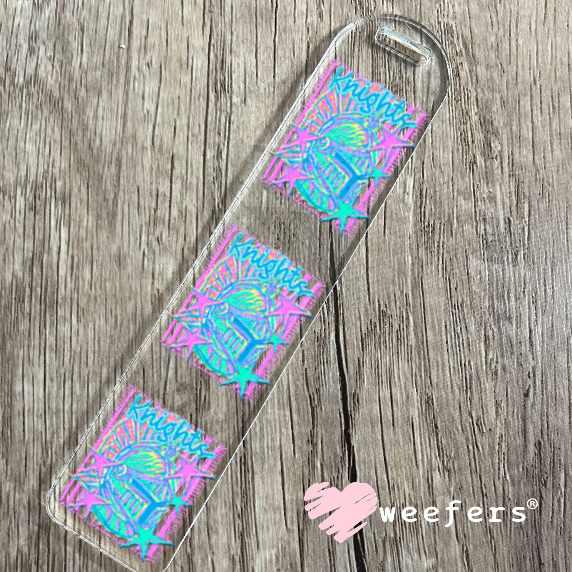 UV DTF Decal - Knights Colorful Mascot Bookmark Weefers