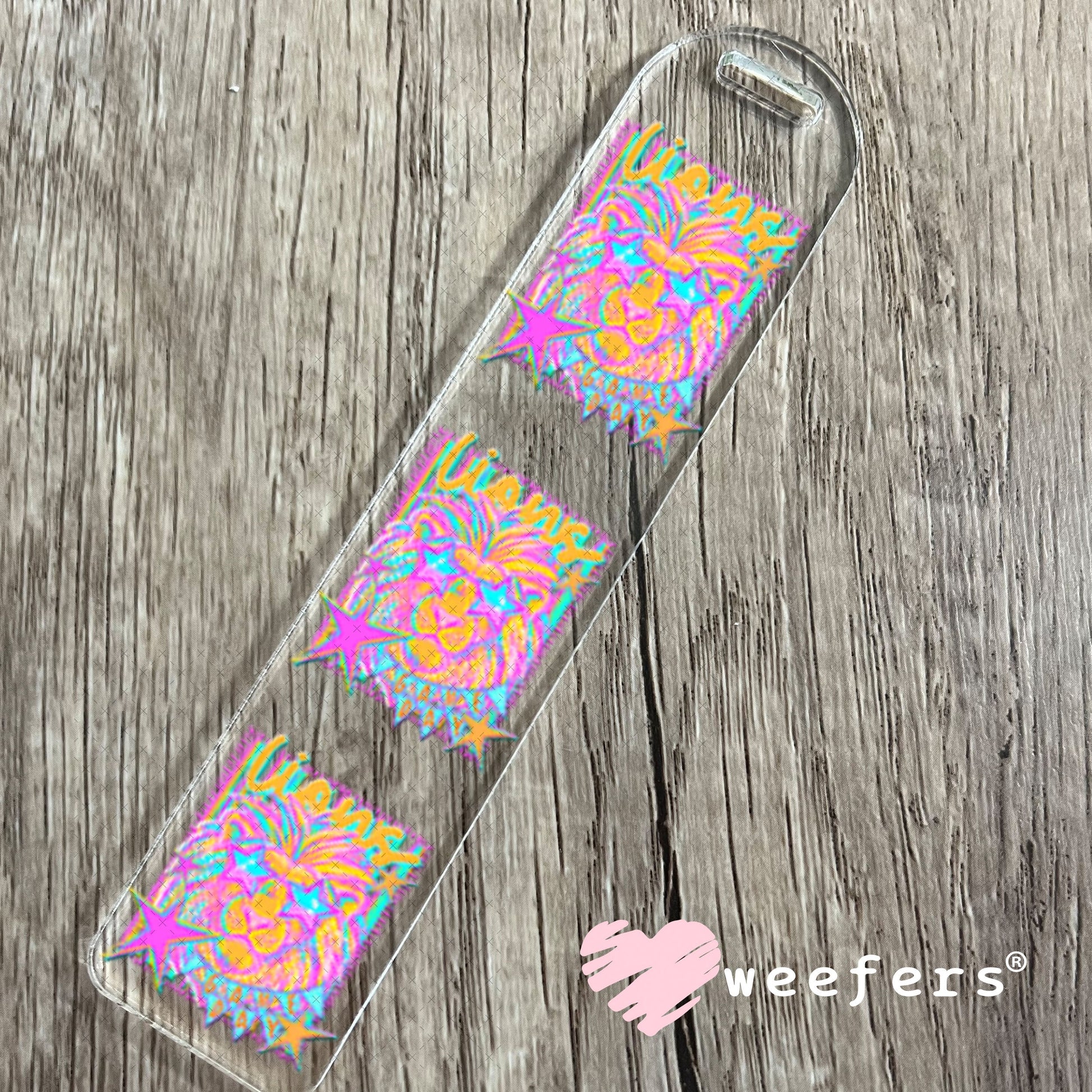 UV DTF Decal - Lions Game Day Colorful Mascot Bookmark Weefers