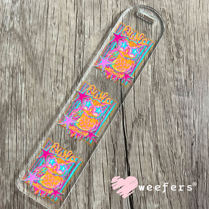 UV DTF Decal - Owls Colorful Mascot Bookmark Weefers