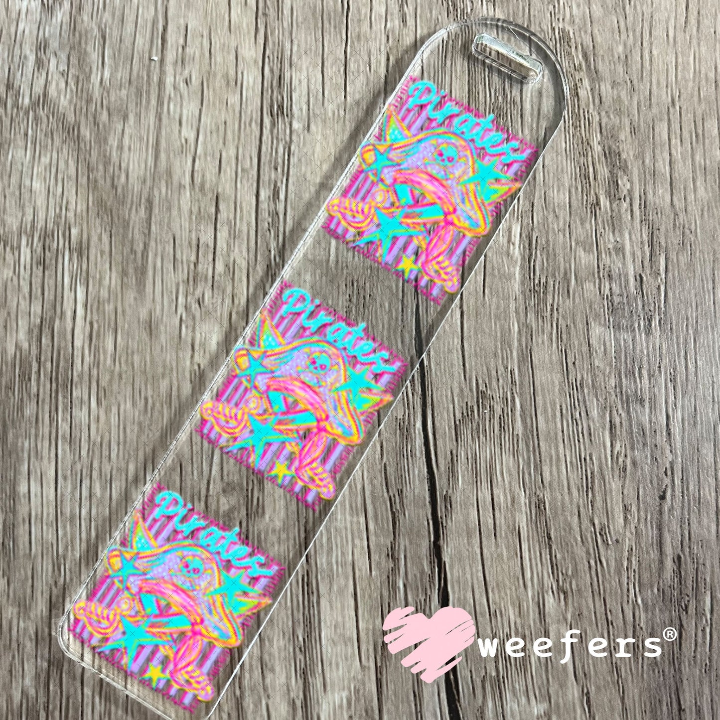 UV DTF Decal - Pirates Colorful Mascot Bookmark Weefers
