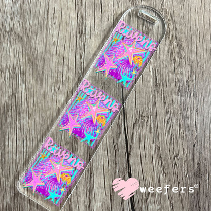 UV DTF Decal - Ravens Colorful Mascot Bookmark Weefers