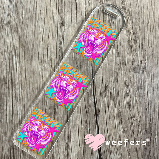 UV DTF Decal - Tigers Colorful Mascot Bookmark Weefers