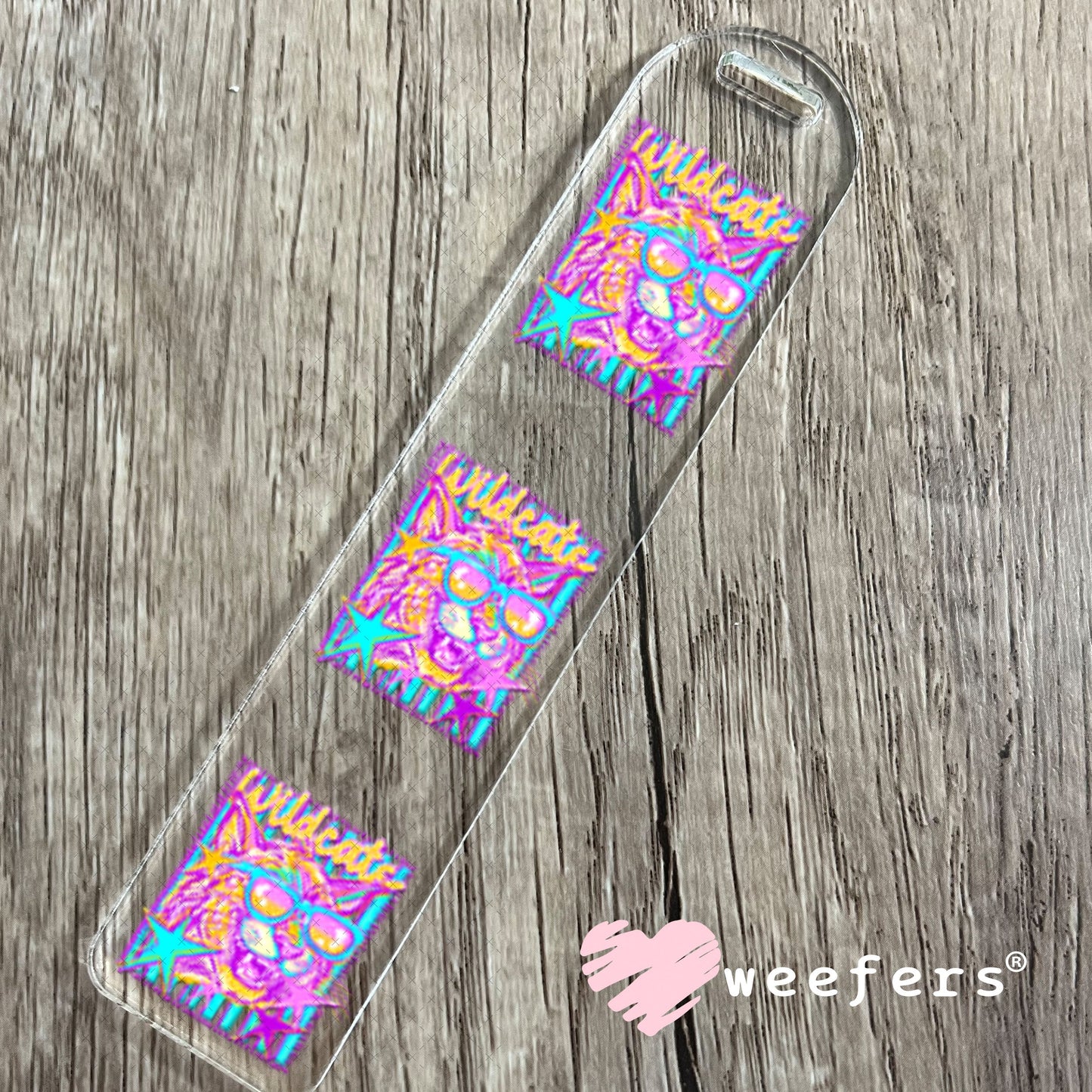 UV DTF Decal - Wildcats Colorful Mascot Bookmark Weefers