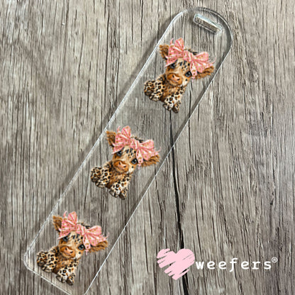 UV DTF Decal - Leopard Bougie Highland Cow Bookmark Weefers