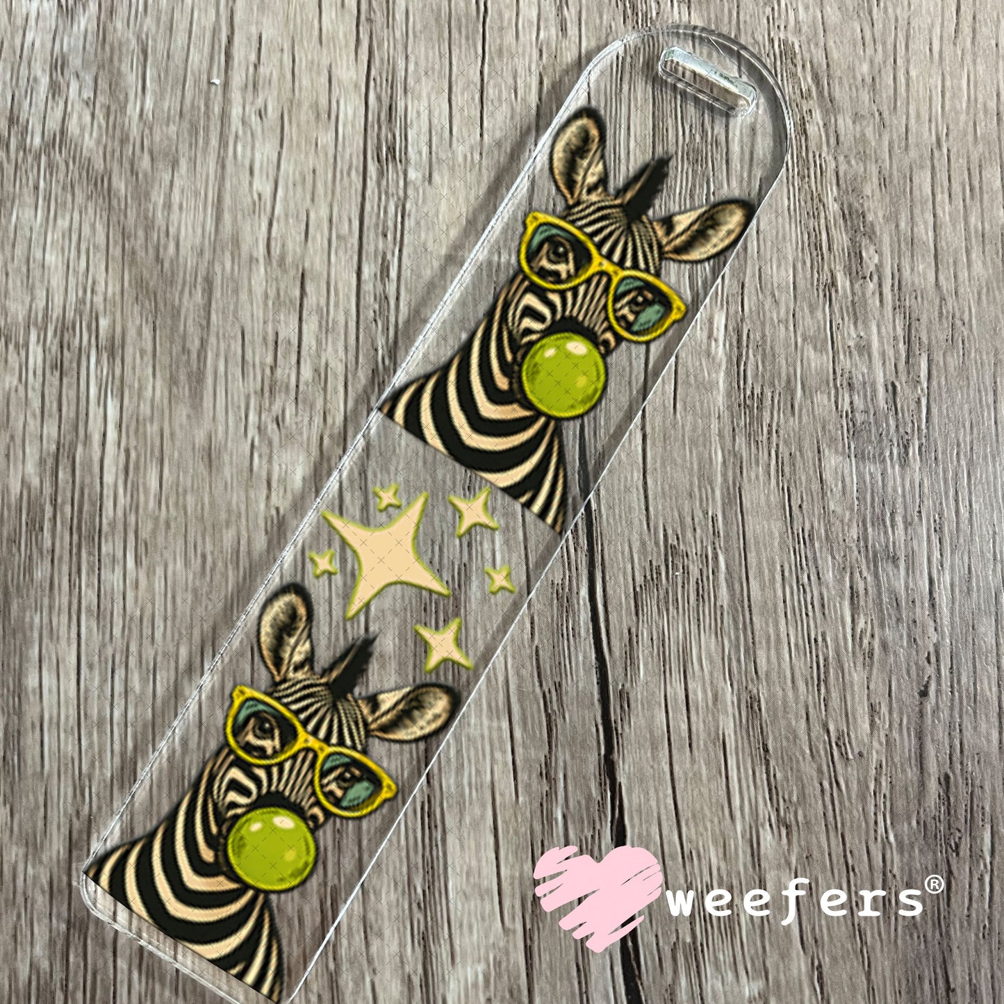 UV DTF Decal - Bubble Zebra Bookmark Weefers