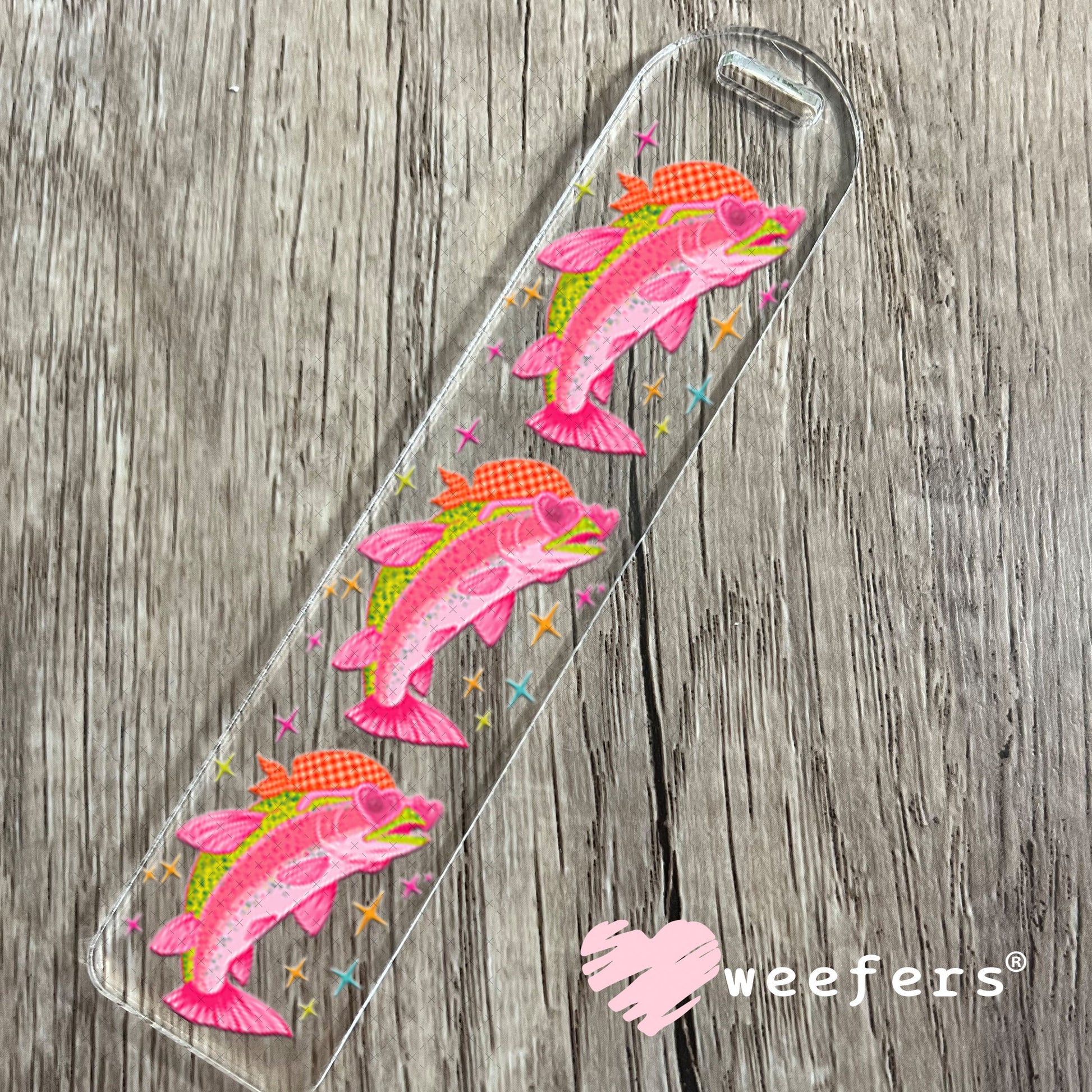 UV DTF Decal - Pink Sea Bass Bookmark Weefers