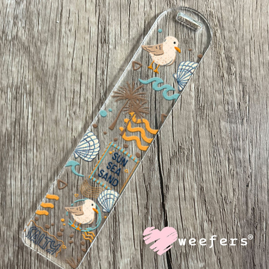 UV DTF Cup Wraps - Sun Sea Sand Summer Vibes Bookmark Weefers