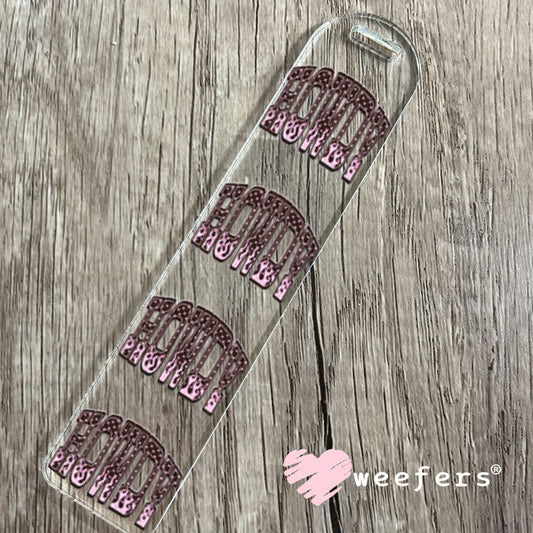 UV DTF Cup Wraps - Howdy Pink Bookmark Weefers