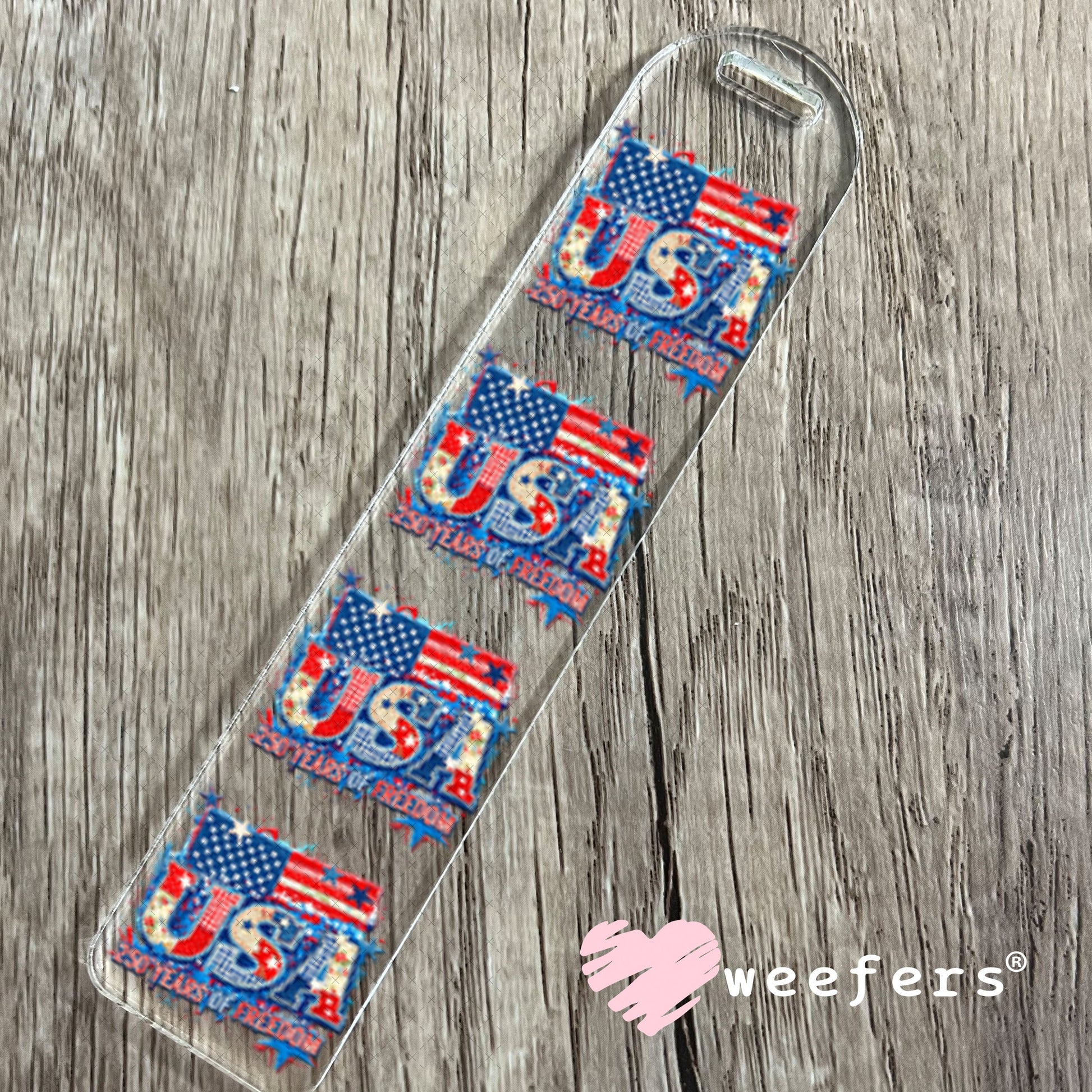 UV DTF Decal - USA 250 Years of Freedom Bookmark Weefers