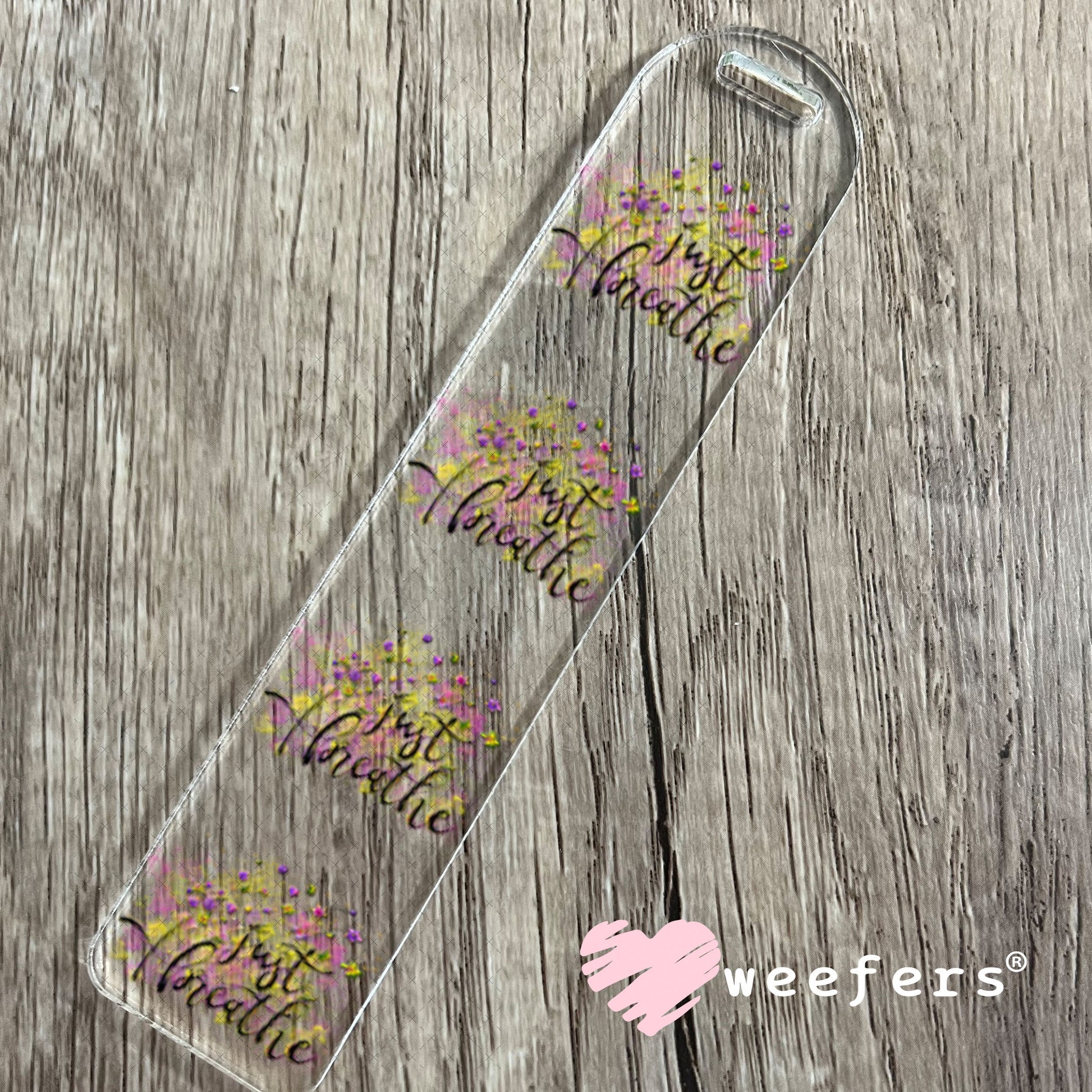 UV DTF Decal - Just Breathe Bookmark Weefers