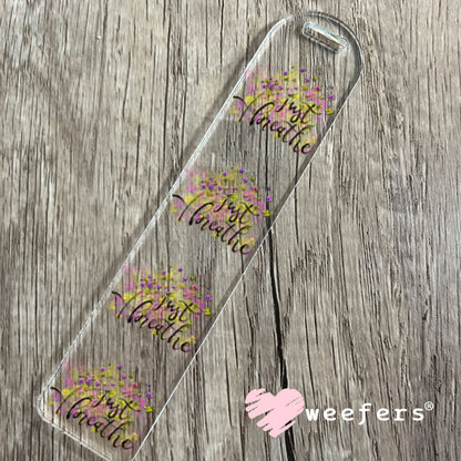UV DTF Decal - Just Breathe Bookmark Weefers