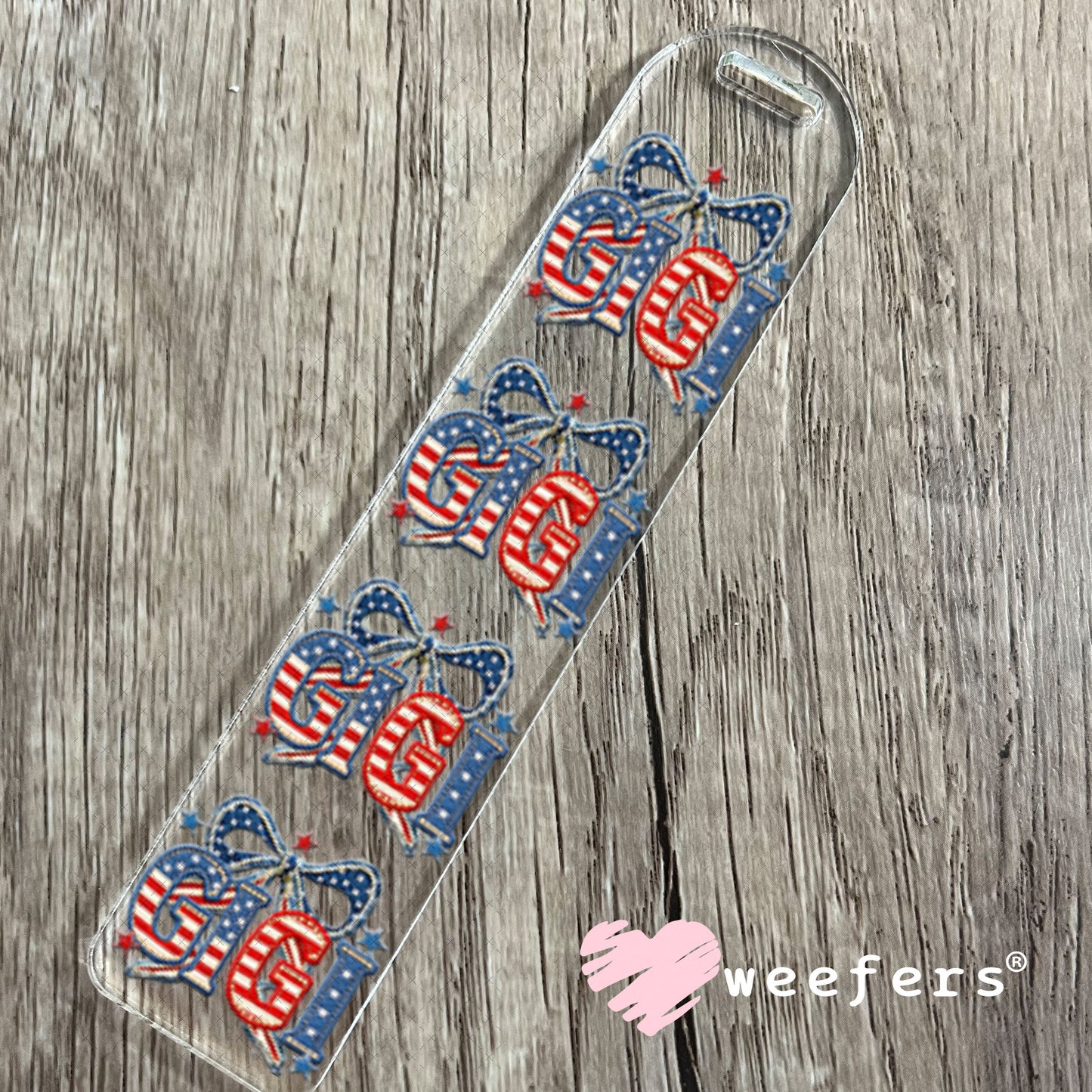 UV DTF Decal - Gigi USA Bookmark Weefers