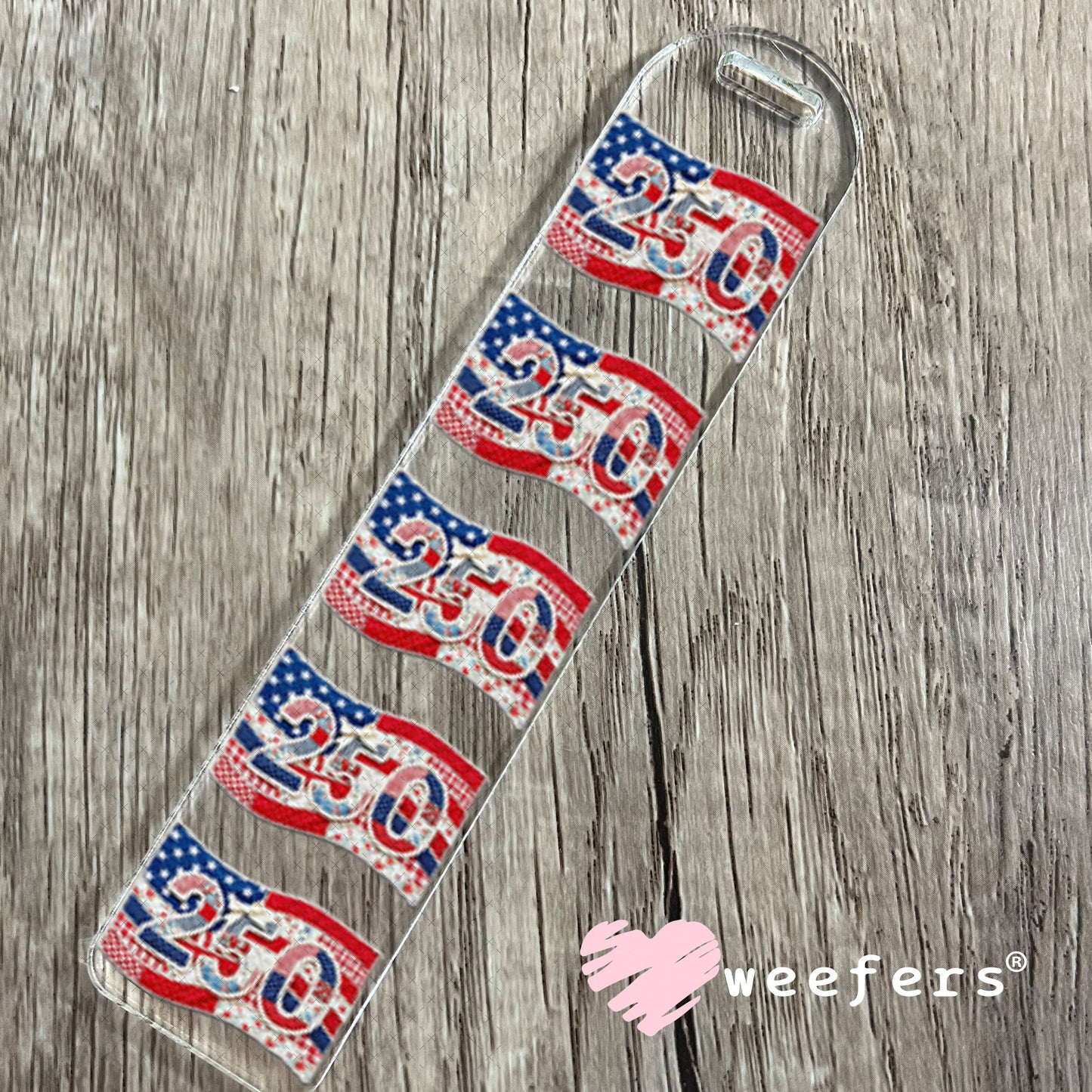 UV DTF Decal - 250 Quilt USA Bookmark Weefers