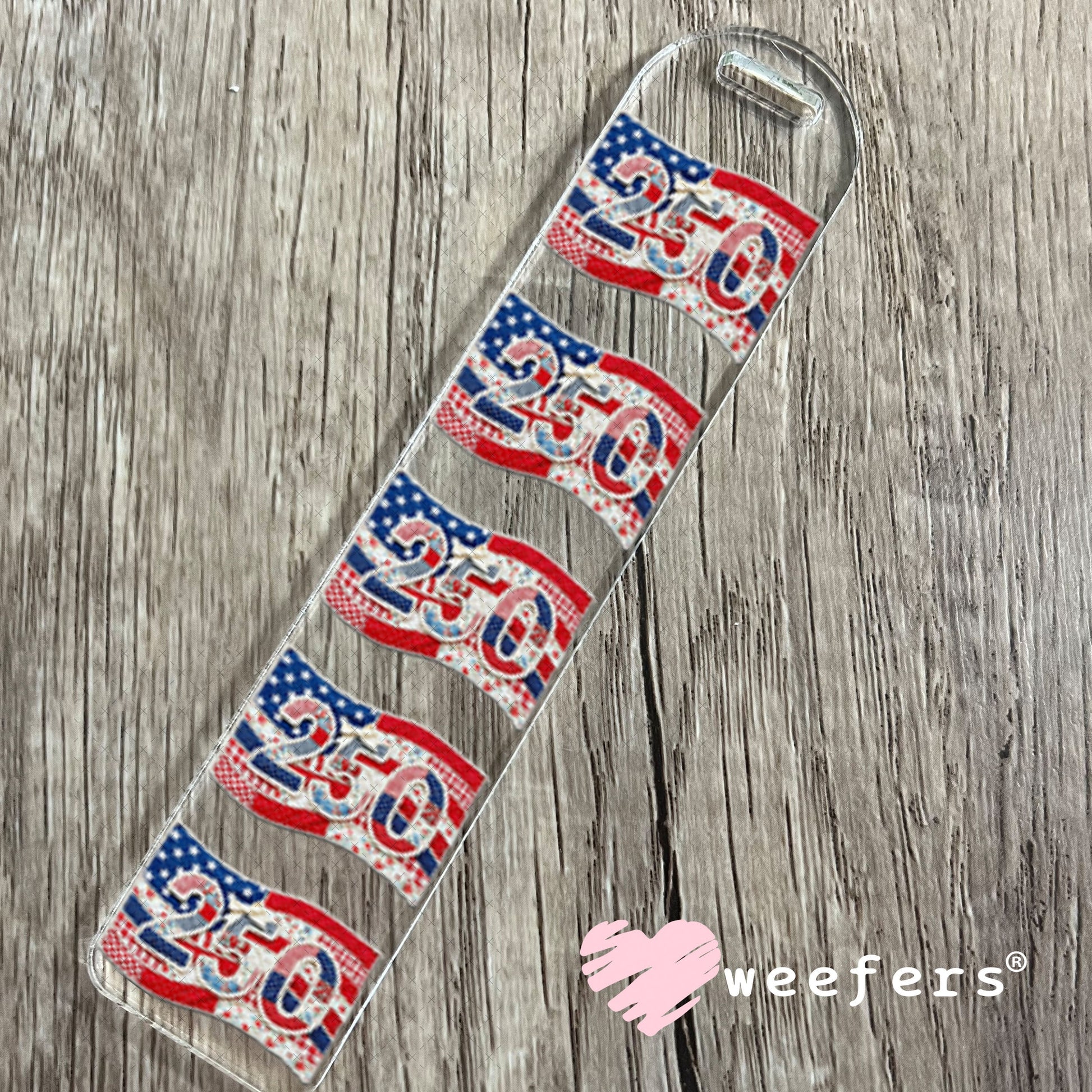 UV DTF Decal - 250 Quilt USA Bookmark Weefers