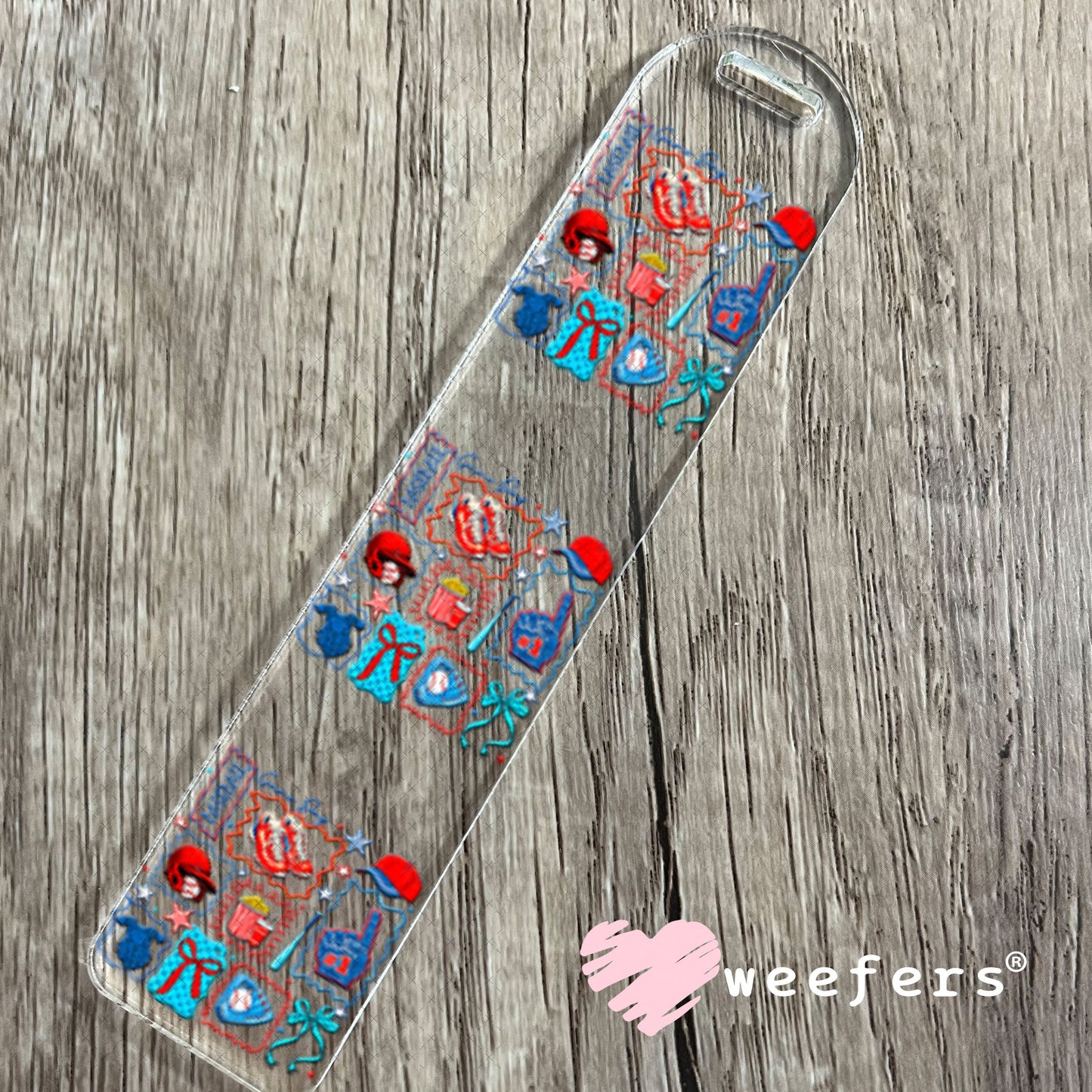 UV DTF Decal - Game Day Retro Baseball Bookmark Weefers