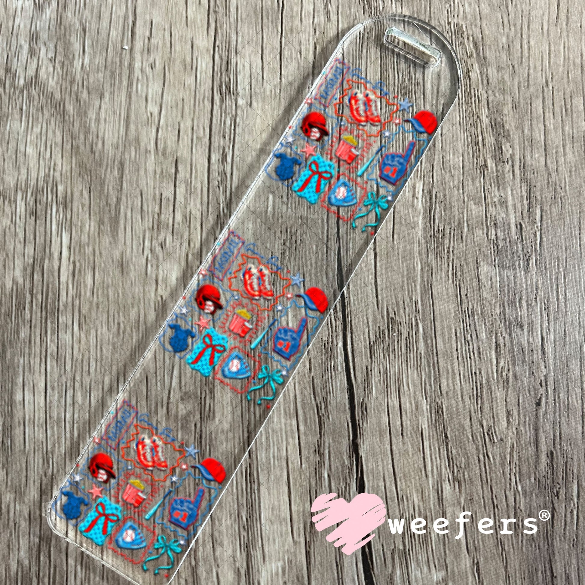 UV DTF Decal - Game Day Retro Baseball Bookmark Weefers