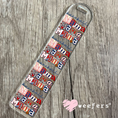 UV DTF Decal - Baseball Mama Stacked Bookmark Weefers
