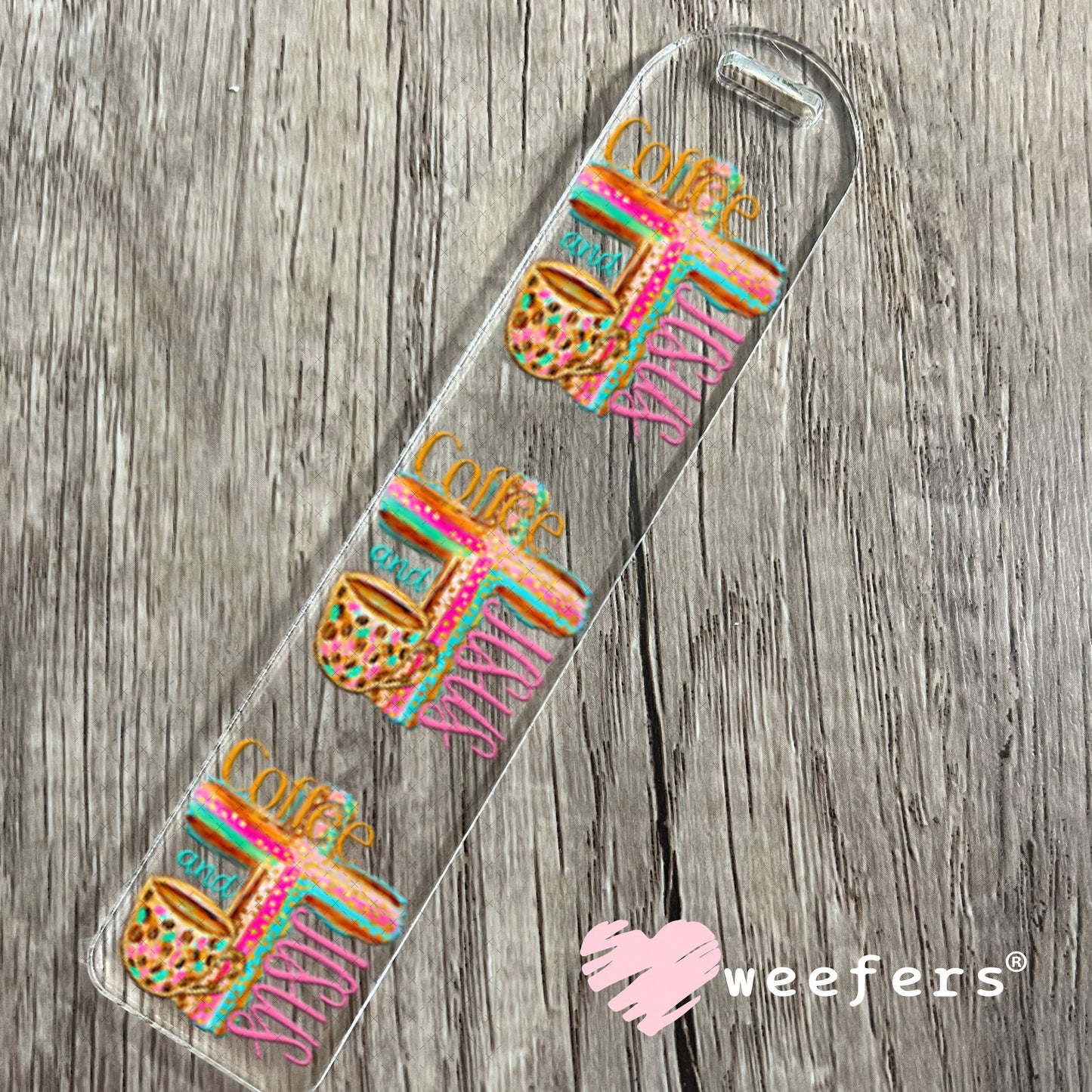 UV DTF Decal - Coffee and Jesus Bookmark Weefers