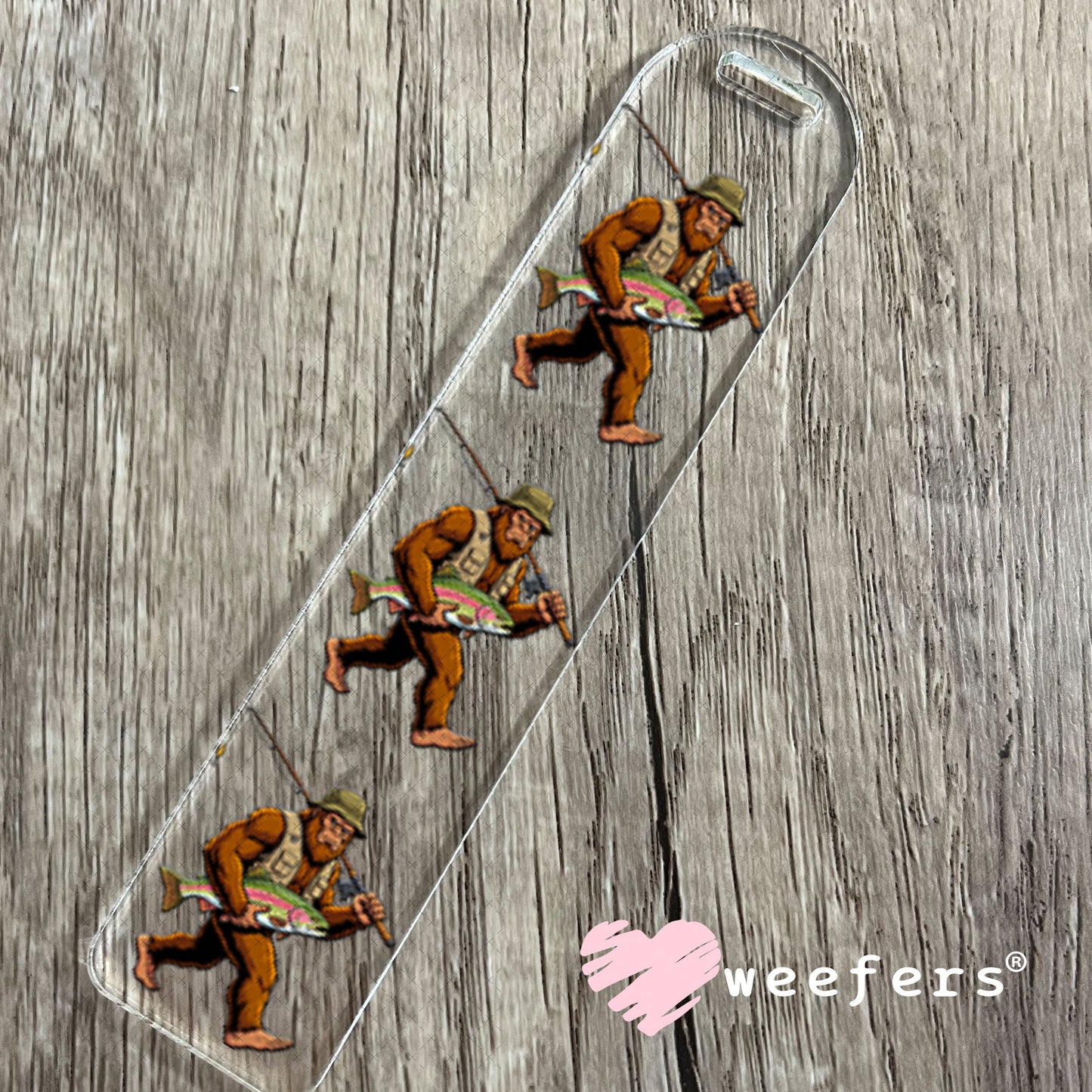 UV DTF Decal - Funny Fishing Bookmark Weefers