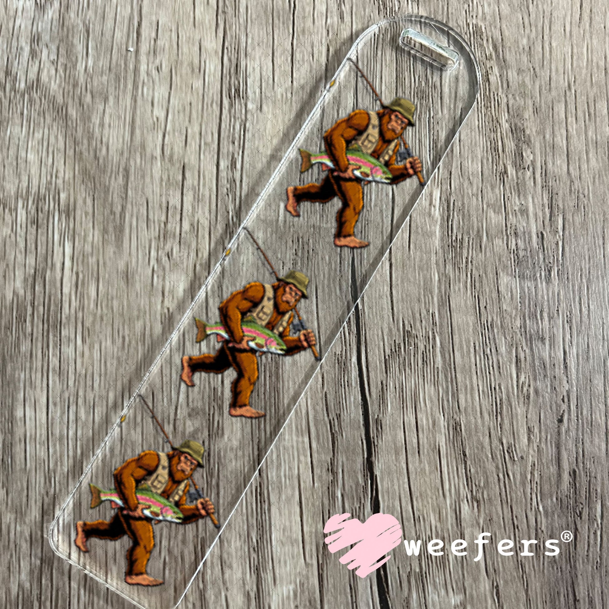 UV DTF Decal - Funny Fishing Bookmark Weefers