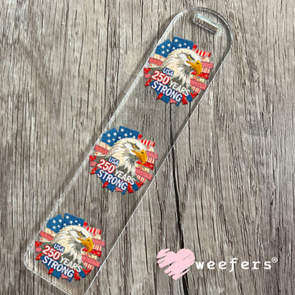 UV DTF Decal - USA 250 Years Strong Bookmark Weefers