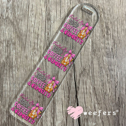 UV DTF Decal - Fueld by Iced Coffee and Audacity Bookmark Weefers