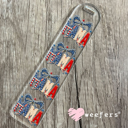 UV DTF Decal - Mama USA Bookmark Weefers